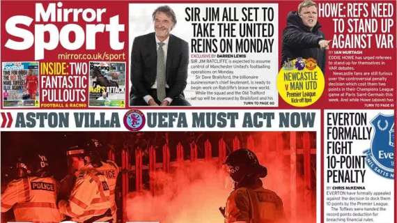 Le aperture inglesi - L'Aston Villa invoca la Uefa dopo i disordini contro il Legia Varsavia