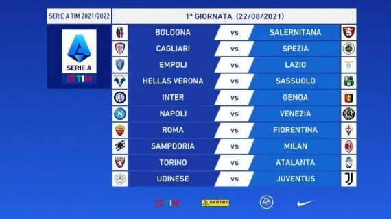 LIVE TMW - Serie A, tutto il calendario 2021/22: Fiorentina-Juventus chiude il campionato