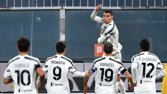 La Juve ci ha preso gusto: 3-1 al Genoa, decide la doppietta di Ronaldo. Si sblocca Dybala