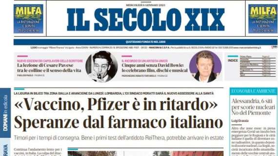 Il Secolo XIX sulla Samp: "Il ballo degli attaccanti al gran gala con l'Inter". Ranieri cambia