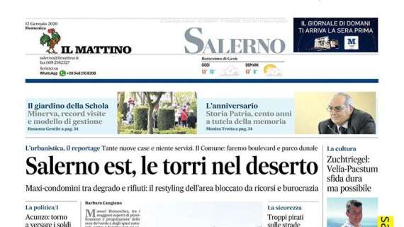 Salernitana, Il Mattino: "Prove di Pescara nell'Arechi in silenzio"