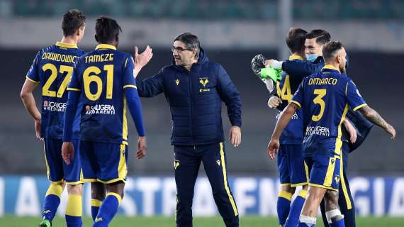 Dopo la gara di Bergamo, l'Hellas Verona festeggia le 250 vittorie in Serie A