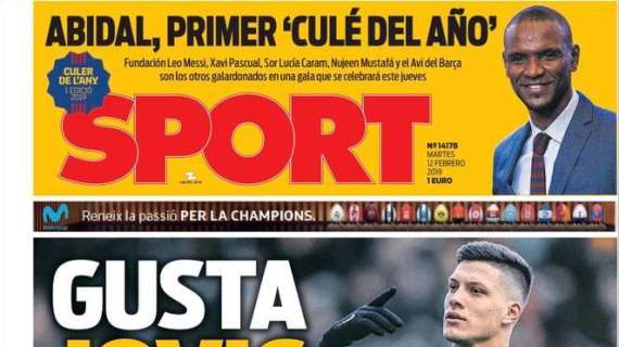 Mundo Deportivo e Sport in coro: "Il Barça vuole Jovic"