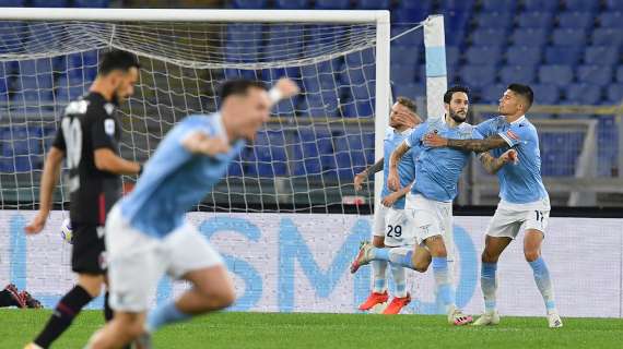 Lazio-Bologna 2-1, il tabellino