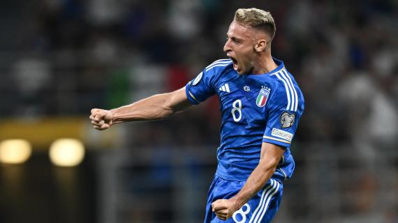 FOTO - Frattesi alfiere della rinascita azzurra. A San Siro l'Italia supera l'Ucraina 2-1