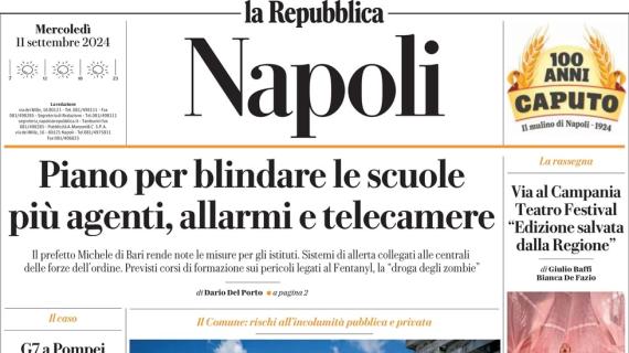 La Repubblica (Napoli) in prima pagina: "Missione Europa, il piano di Conte"