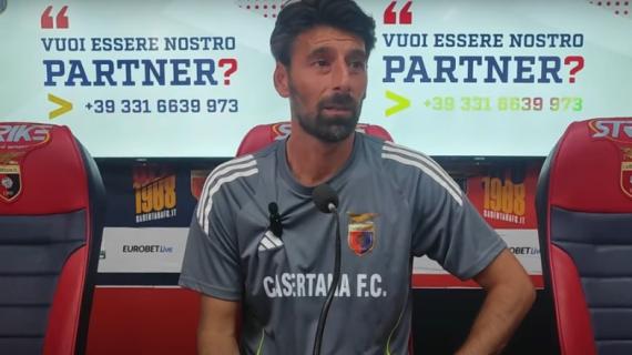 Casertana, D'Agostino furioso dopo il ko di Avellino, ma per ora Trevisan e Iori non rischiano