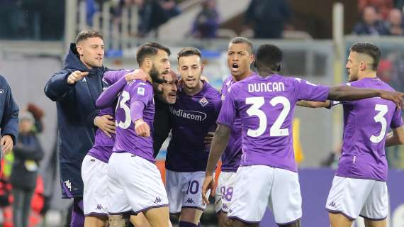 Serie A, la classifica aggiornata: la Fiorentina scavalca il Toro, Sassuolo ancora bloccato