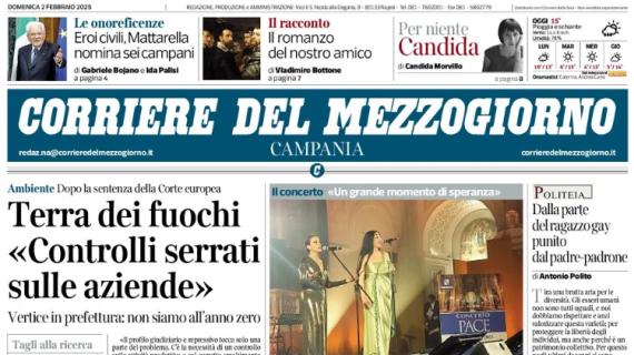 Corriere del Mezzogiorno: "L'amarezza di Conte: Kvara un campione ma non rimpiazzato"