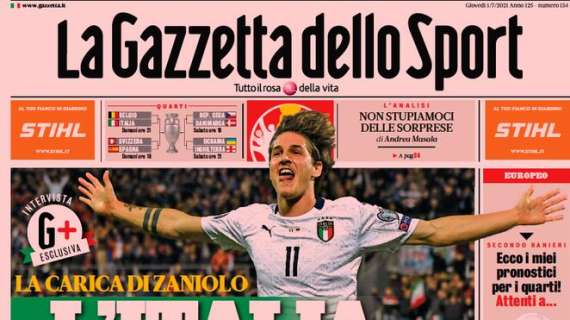 La carica di Zaniolo a La Gazzetta dello Sport: "L'Italia fa paura a tutti"