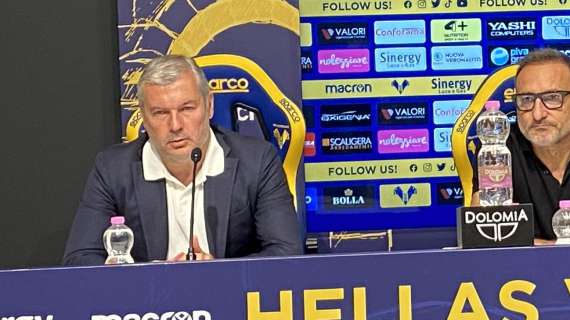 Hellas Verona, Sogliano: "Campionato particolare, bisogna provare a fare punti su ogni campo"
