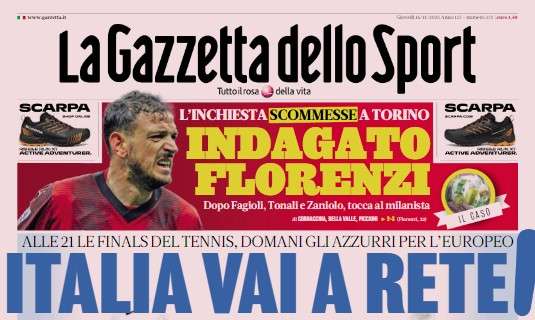 Le aperture dei quotidiani italiani e stranieri di oggi, giovedì 16 novembre