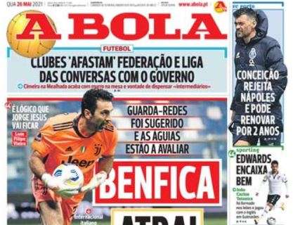 Le aperture portoghesi - Il Benfica tenta Buffon. Niente Napoli per Conceiçao