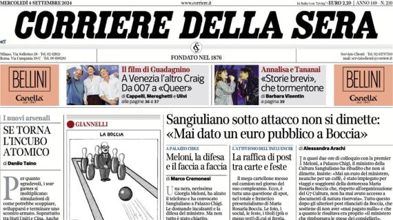 Corriere della Sera: "Furlani: 'Sorpresi dalle chiacchiere su Theo e Leao. Fiducia in Fonseca'"