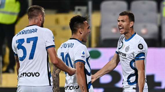 Assist e gol: il sorpasso. La premiata ditta Dzeko-Calhanoglu festeggia la vittoria dell'Inter
