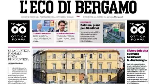 L'Eco di Bergamo e le nuove maglie della Dea: "L'Atalanta 2022/23 vestirà classico"