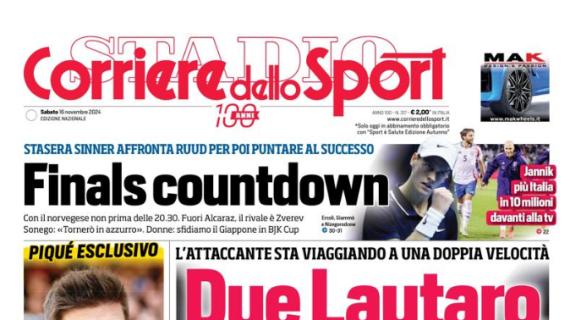 Corriere dello Sport: "Due Lautaro. Fatica nell'Inter ma fa il fenomeno dell'Argentina"