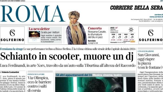 Il Corriere di Roma sui biancocelesti: "La Lazio cerca una notte da grande"