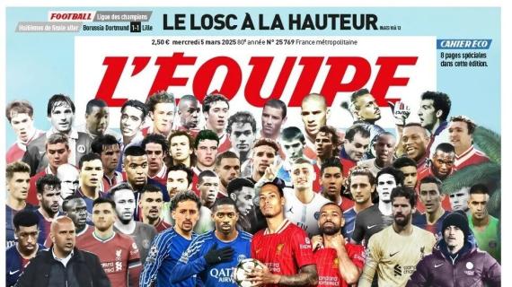 Champions, PSG-Liverpool da fuoco e fiamme. L'Equipe titola: "La battaglia"