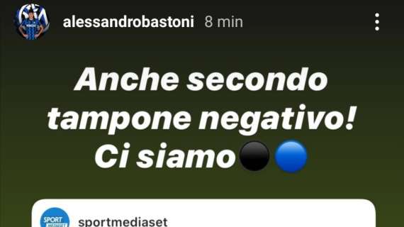 Inter, Bastoni non è più positivo al Covid-19: "Anche il secondo tampone negativo"