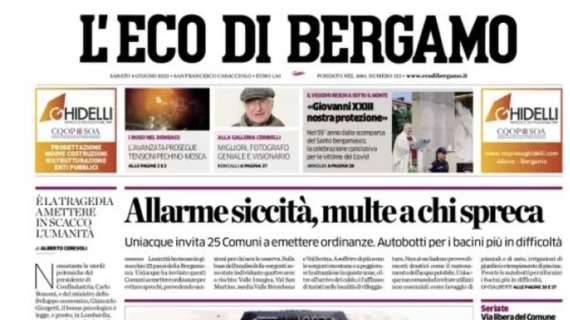 L'Eco di Bergamo: "I lavori allo stadio dell'Atalanta: la nuova curva Sud pronta ad agosto 2024"