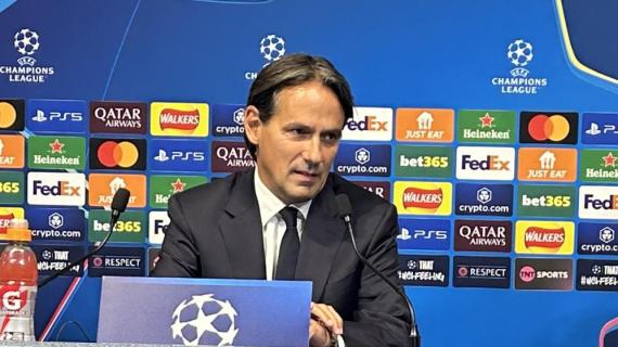 Inter, Inzaghi: "City tra le 4 più forti, ma siamo contenti di averli pescati. Faremo una grande gara"