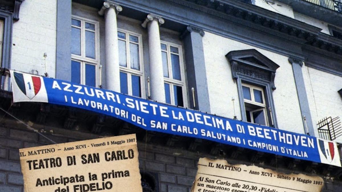 Anniversario primo scudetto Napoli, anche il San Carlo lo celebra