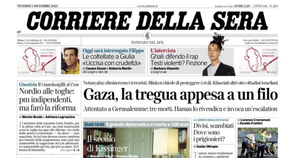 Corriere della Sera: "Il numero degli infortunati aumenta ma rallentare è impossibile"