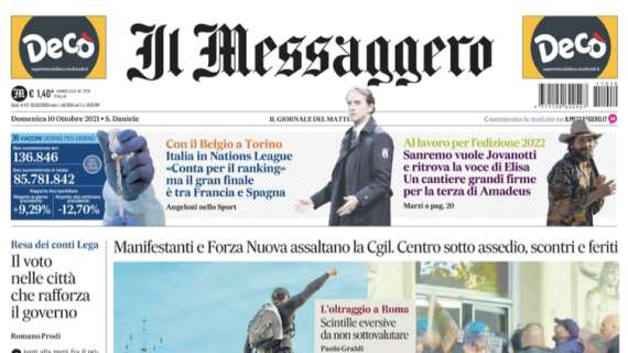 Il Messaggero: "Italia in Nations League: 'Conta per il ranking' ma il gran finale è Francia-Spagna"