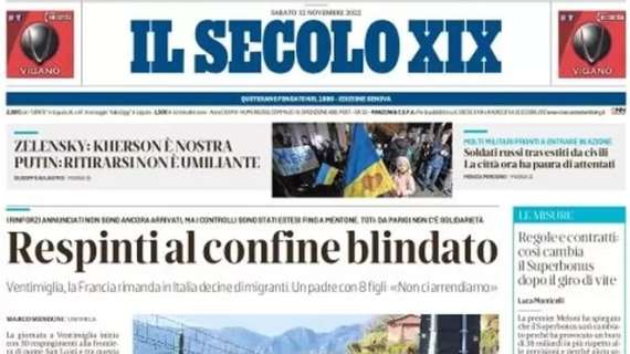 Il Secolo XIX: "Sampdoria, contro il Lecce obbligo di svolta"