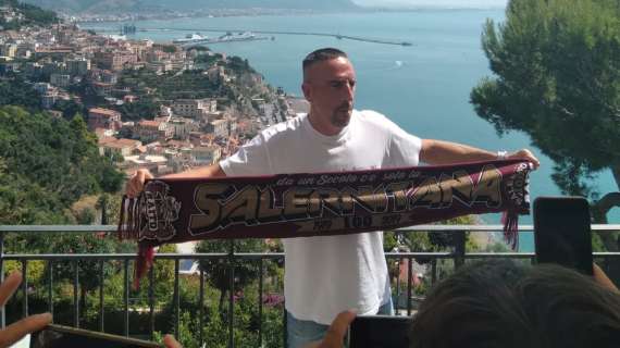 Franck Ribery fa sempre notizia in Francia. L'Equipe si chiede: "Cos'è questa Salernitana?"