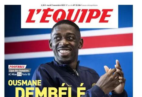 L'Equipe apre con Dembélé: "Segnare ed essere negativo, non mi interessa"