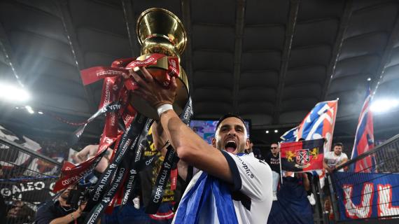Bologna, Lykogiannis in estasi: "Ancora non mi sembra vero di aver vinto la Coppa Italia"