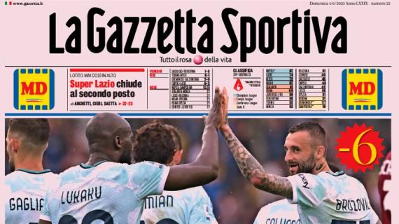 L'apertura de La Gazzetta dello Sport: "Sogno d'oro". L'Inter è pronta per il City