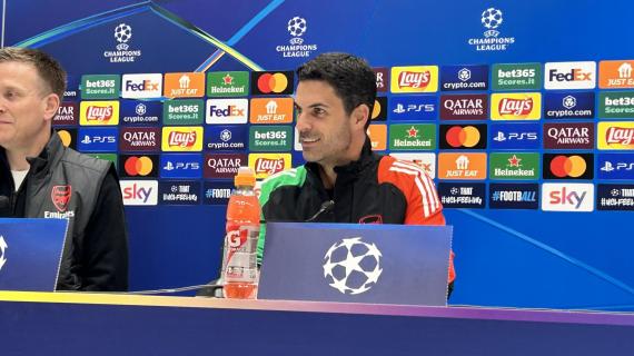 Arsenal, Arteta: "Difficilissimo giocare con l'Atalanta, lo scorso anno percorso straordinario"