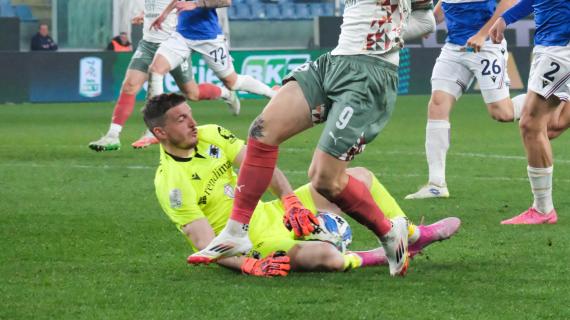 Maledizione portiere per la Sampdoria: infortunio per Cragno e spazio a Ghidotti