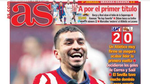Le aperture spagnole - "L'Atletico batte il Siviglia ed è campionato d'inverno"