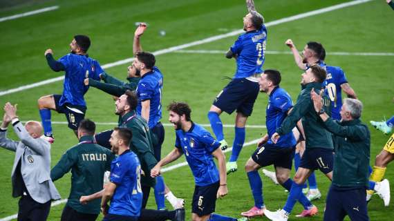 Standing ovation al CONI per l'Italia in finale di Euro 2020. Malagò: "Siamo molto orgogliosi"