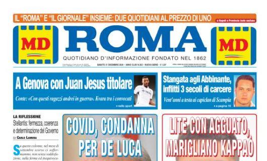 Napoli in campo alle 18, Il Roma: "A Genova con Juan Jesus titolare"