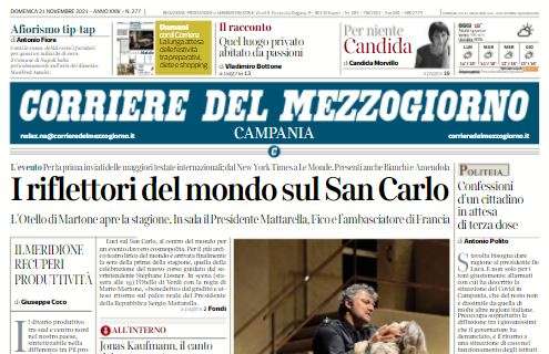 Oggi Inter-Napoli, Corriere del Mezzogiorno e le parole di Spalletti: "Cerco felicità, non rivincite"