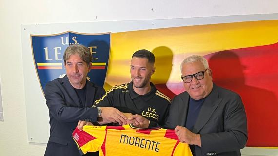 Lecce, Corvino presenta Morente: "Già a gennaio avevamo fatto un'offerta importante all'Elche"