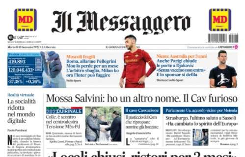 Il Messaggero: "L'arbitro sbaglia, Milan ko. Ora l'Inter può fuggire"