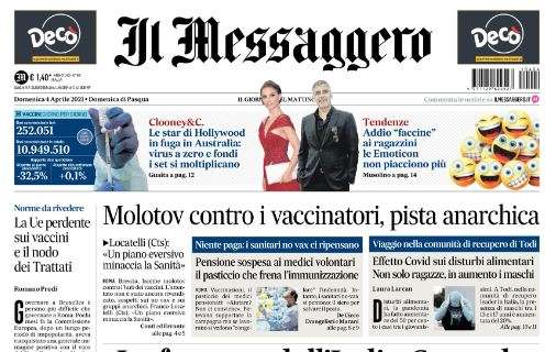 Il Messaggero: "Champions, la Lazio c'è. E la Roma si butta via".