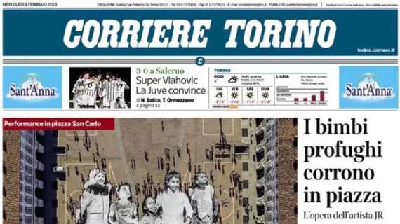 L'apertura del Corriere di Torino sulla Serie A: "Super Vlahovic: la Juve convince"