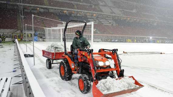 Tempesta di neve sulla Spagna. Rinviata la sfida fra Atletico Madrid e Athletic Club