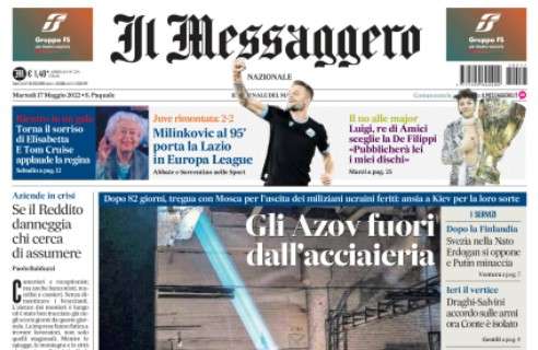 Il Messaggero: "Milinkovic al 95' porta la Lazio in Europa League"