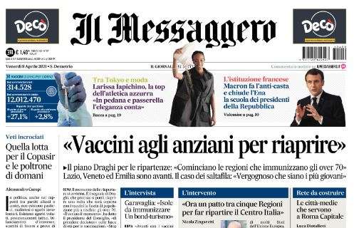 Il Messaggero: "Pellegrini-Ibanez, che colpi. La Roma rinasce in Olanda"
