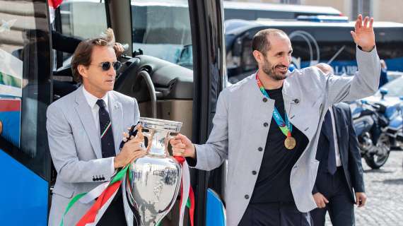 Mancini: "Abbiamo meritato di vincere l'Europeo. Chiellini e Bonucci hanno fatto la storia"