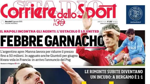 Il Corriere dello Sport apre sul pareggio dei bianconeri: "La Juve ha fatto 13"