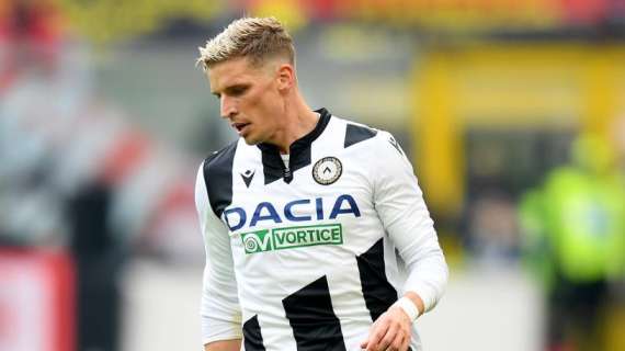 Udinese, infortunio al polso per Stryger Larsen: continuerà la preparazione col tutore